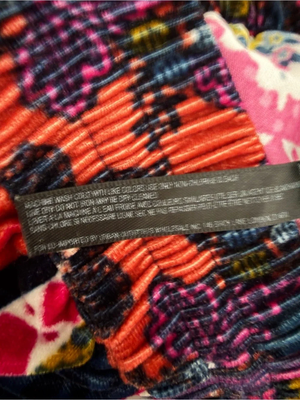 Anthropologie Multicolor Zadie Velvet Patchwork Sleep Pants Size XS 8583